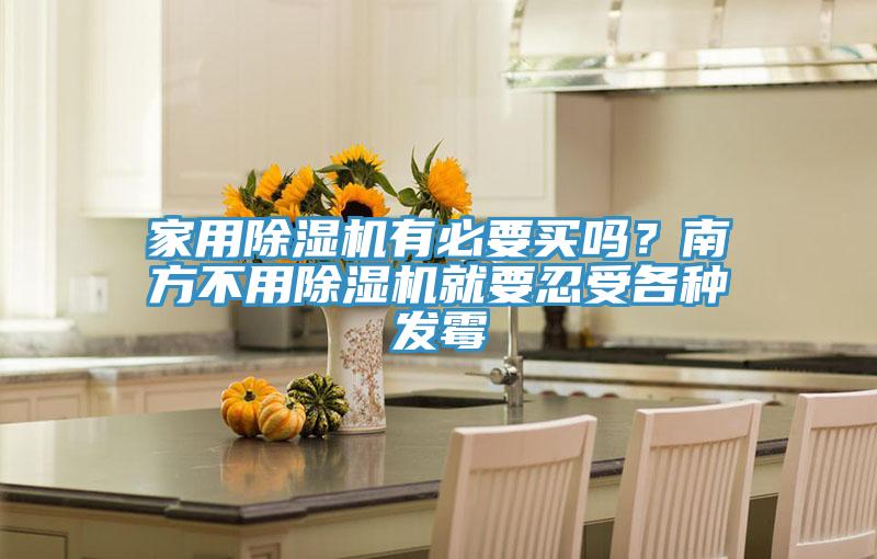 家用除濕機有必要買嗎？南方不用除濕機就要忍受各種發(fā)霉