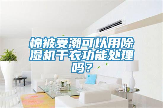 棉被受潮可以用除濕機(jī)干衣功能處理嗎？