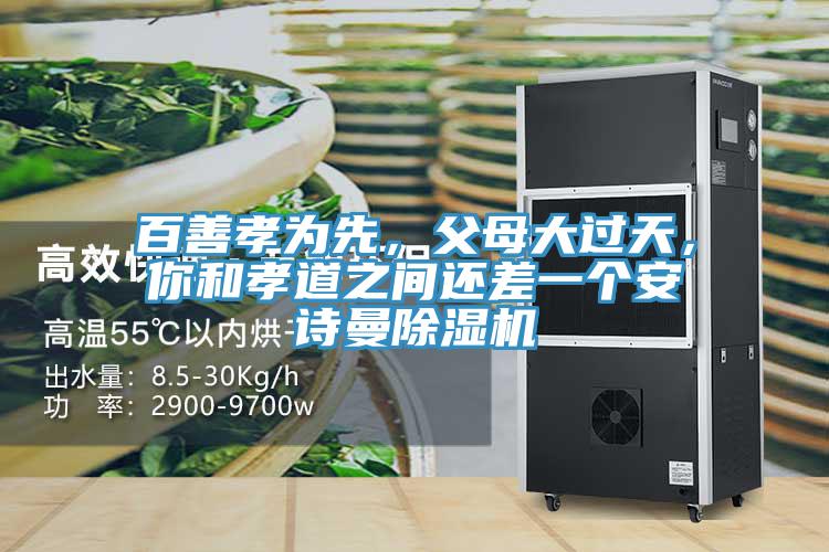 百善孝為先，父母大過天，你和孝道之間還差一個安詩曼除濕機(jī)