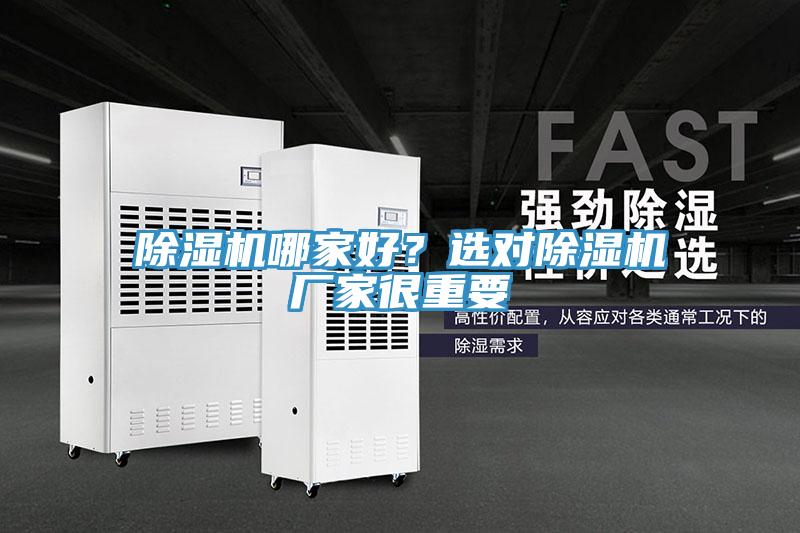 除濕機哪家好？選對除濕機廠家很重要