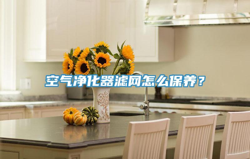 空氣凈化器濾網(wǎng)怎么保養(yǎng)？