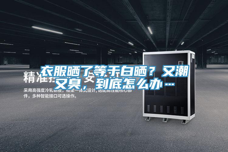 衣服曬了等于白曬？又潮又臭，到底怎么辦…