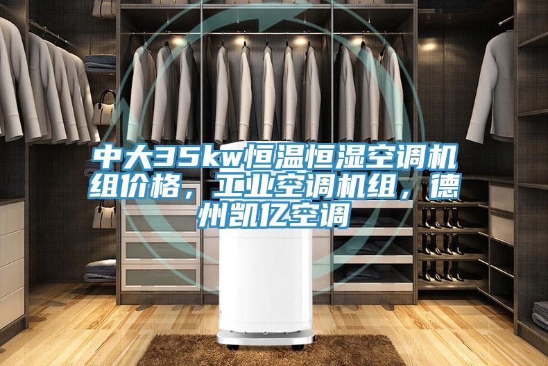 中大35kw恒溫恒濕空調(diào)機(jī)組價(jià)格，工業(yè)空調(diào)機(jī)組，德州凱億空調(diào)