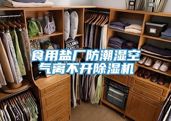 食用鹽廠防潮濕空氣離不開(kāi)除濕機(jī)
