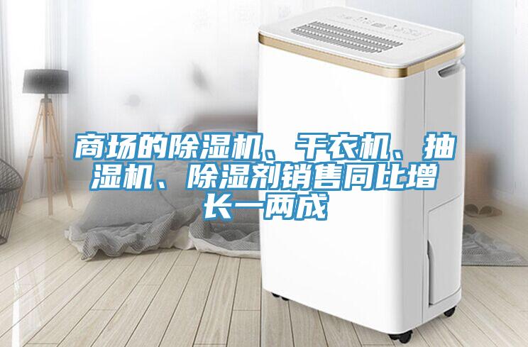 商場(chǎng)的除濕機(jī)、干衣機(jī)、抽濕機(jī)、除濕劑銷售同比增長(zhǎng)一兩成
