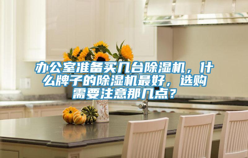 辦公室準(zhǔn)備買(mǎi)幾臺(tái)除濕機(jī)，什么牌子的除濕機(jī)最好，選購(gòu)需要注意那幾點(diǎn)？