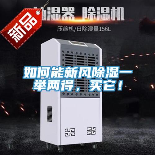 如何能新風(fēng)除濕一舉兩得，買它！