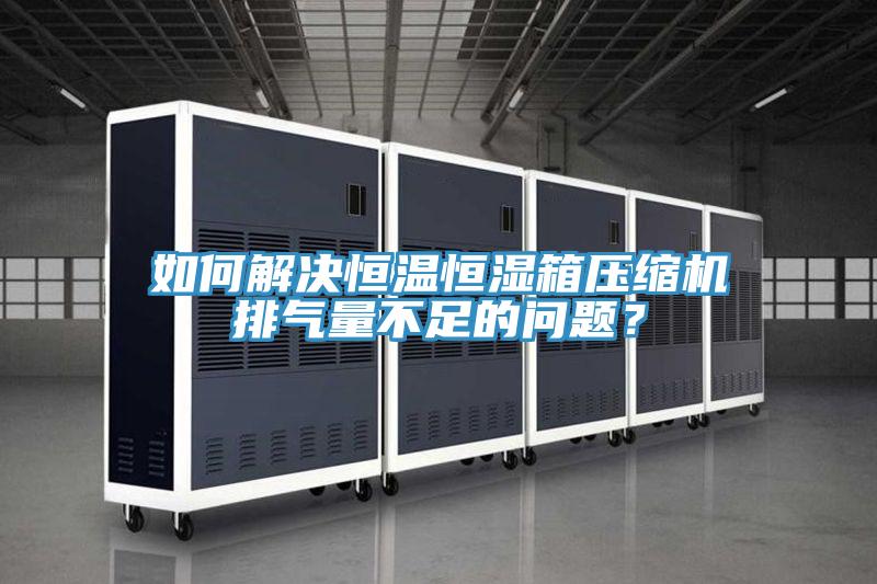 如何解決恒溫恒濕箱壓縮機(jī)排氣量不足的問(wèn)題？