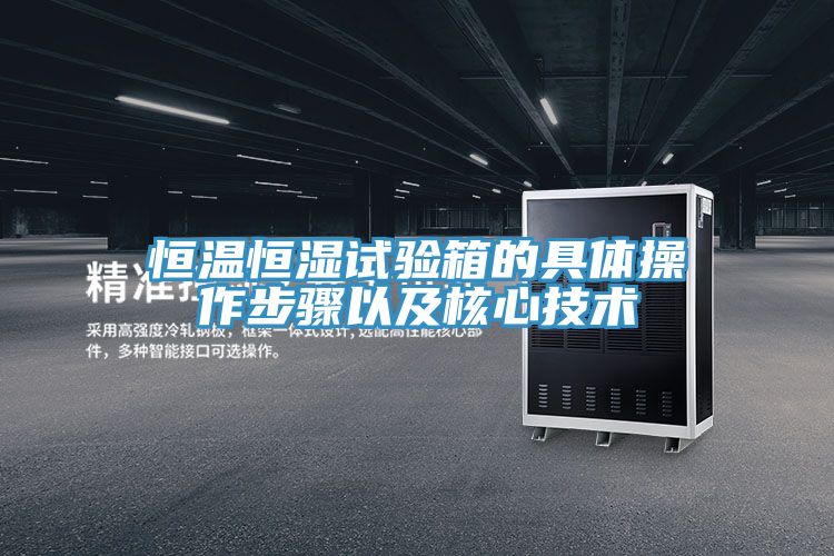 恒溫恒濕試驗(yàn)箱的具體操作步驟以及核心技術(shù)