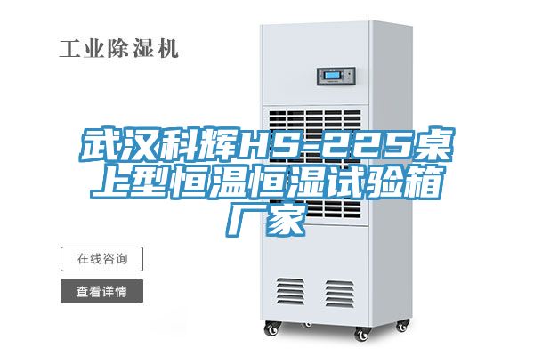 武漢科輝HS-225桌上型恒溫恒濕試驗(yàn)箱廠(chǎng)家