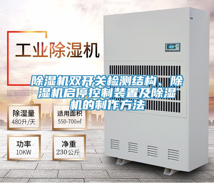 除濕機(jī)雙開關(guān)檢測結(jié)構(gòu)、除濕機(jī)啟?？刂蒲b置及除濕機(jī)的制作方法