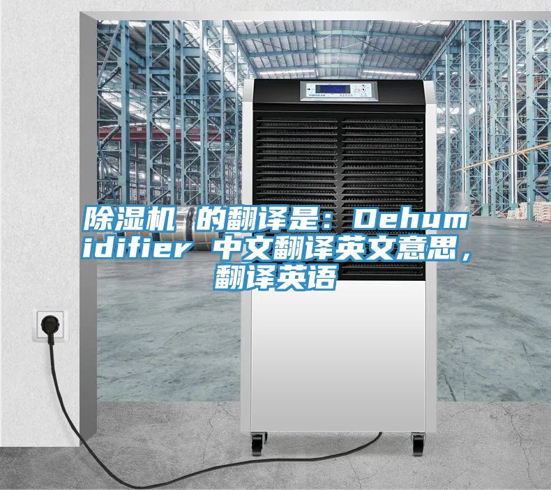 除濕機(jī) 的翻譯是：Dehumidifier 中文翻譯英文意思，翻譯英語