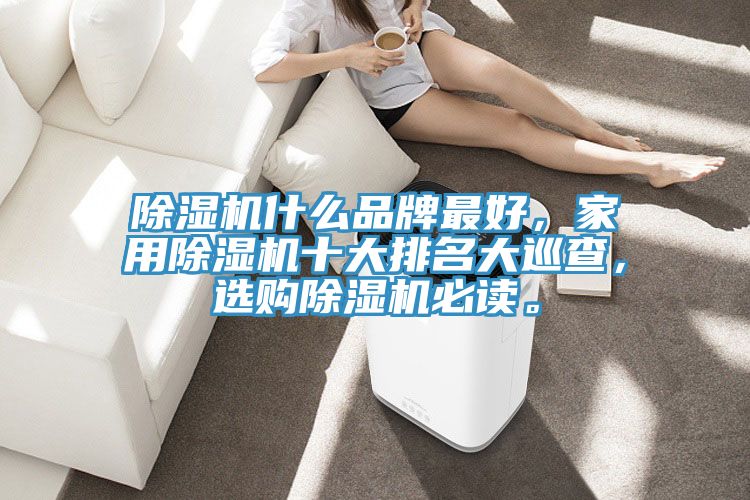 除濕機什么品牌最好，家用除濕機十大排名大巡查，選購除濕機必讀。