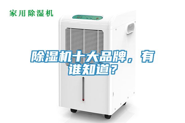 除濕機(jī)十大品牌，有誰(shuí)知道？